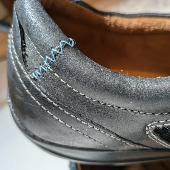 Natural Soul by Naturalizer Black Leather Shoes Women's 10 - Picture 6 of 11